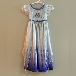 Disney Frozen II White and Lavender Dress